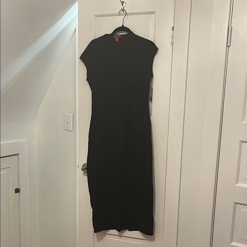Vince Camuto Classic Black Midi Dress